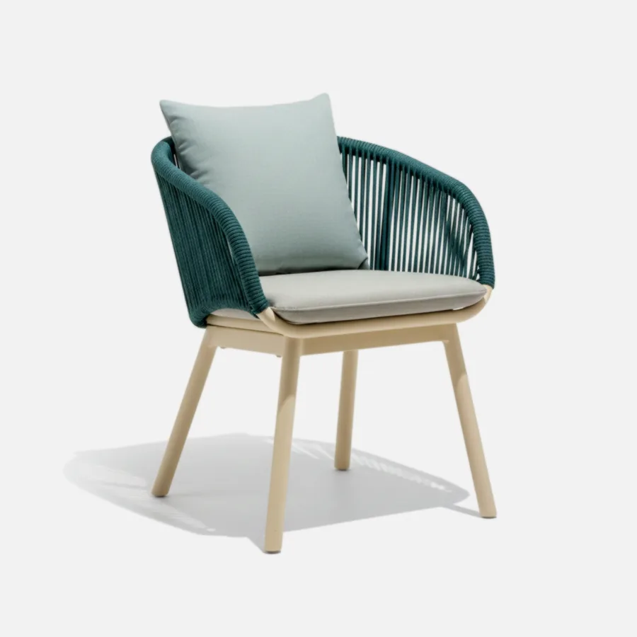 Furmeiz Chair – Aluminum Frame with Outdoor Rope