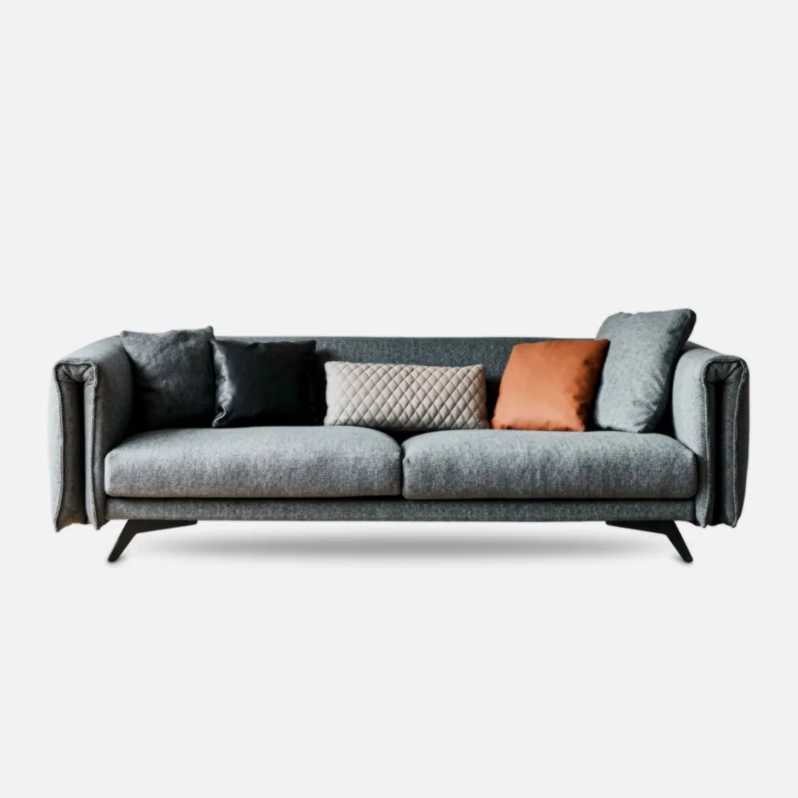 FURMEIZ Luxury Fabric Sofa Set – 4-Seater, Sectional & 3-Seater (Removable Cushions)