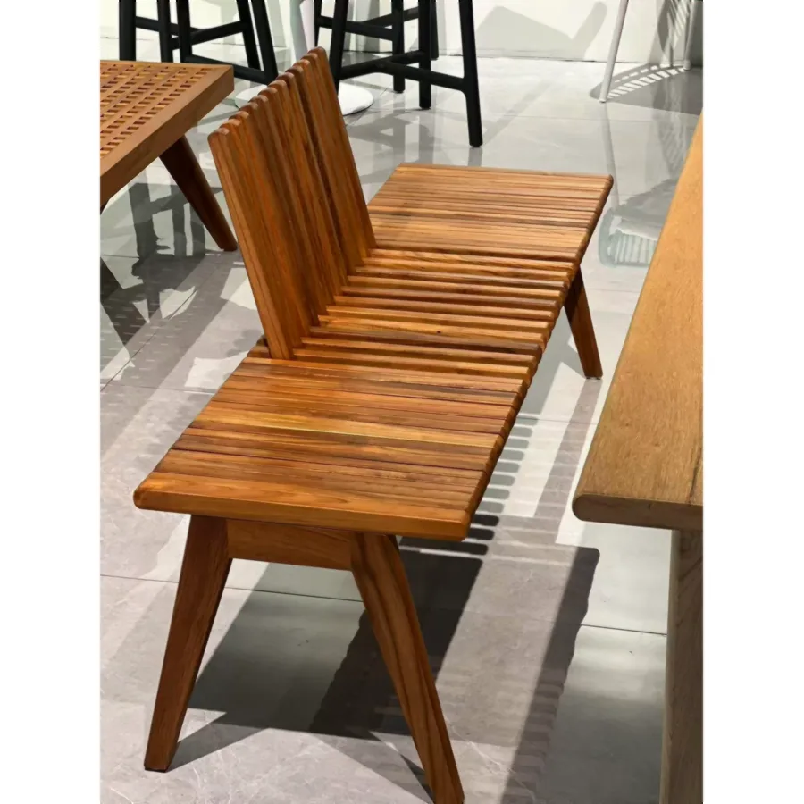 Furmeiz Adjustable Burmese Teak Bench – 150cm