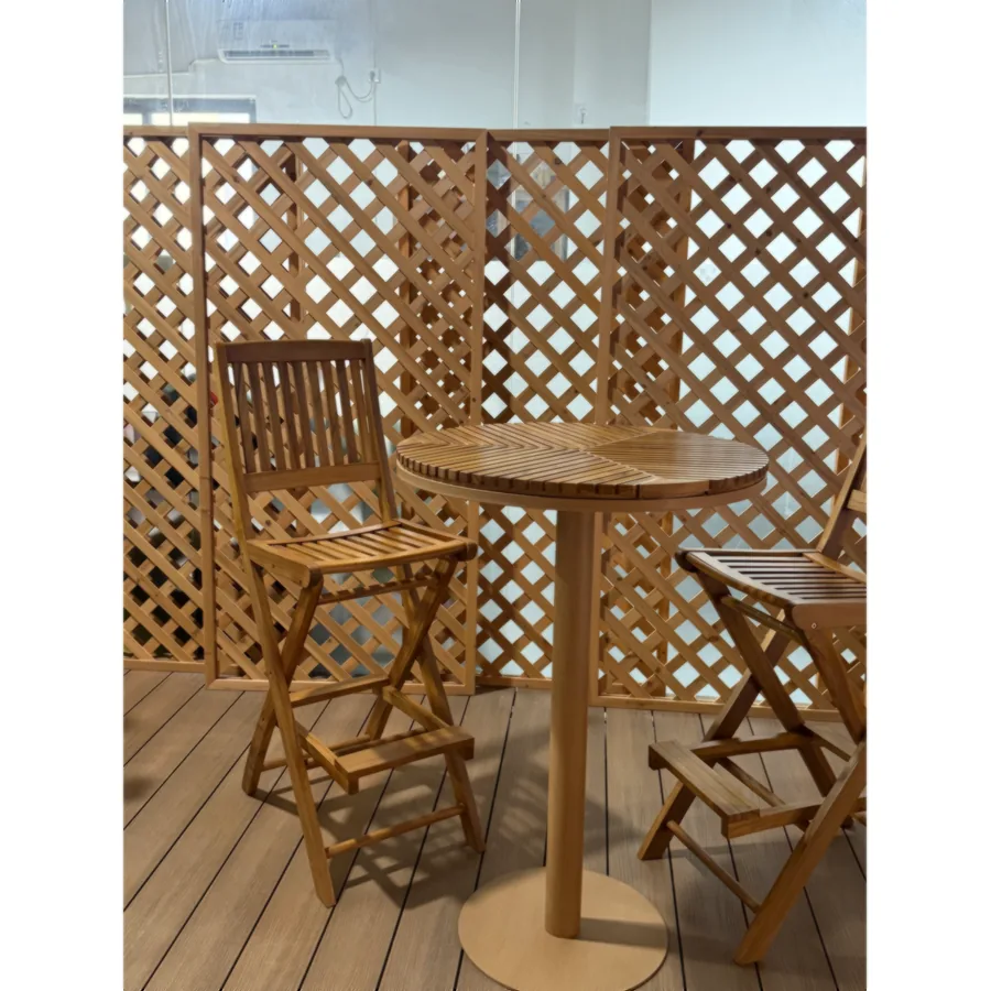 FURMEIZ Outdoor Bar Table – South American Teak