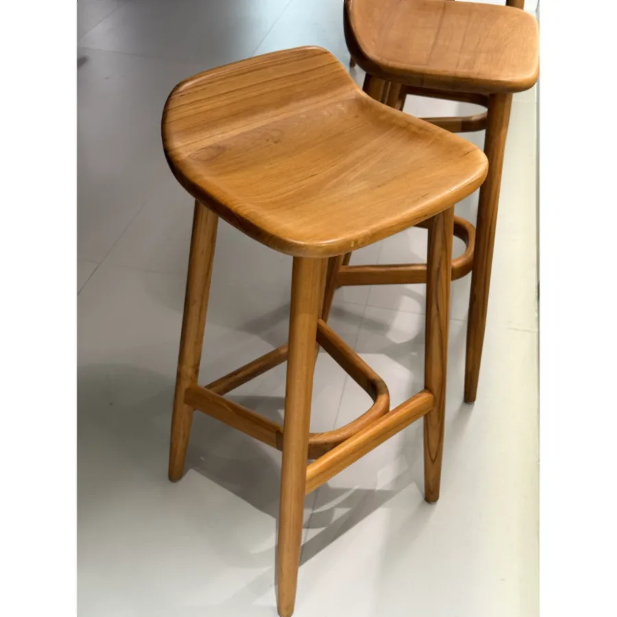 FURMEIZ Outdoor Bar Chair – Burmese Teak