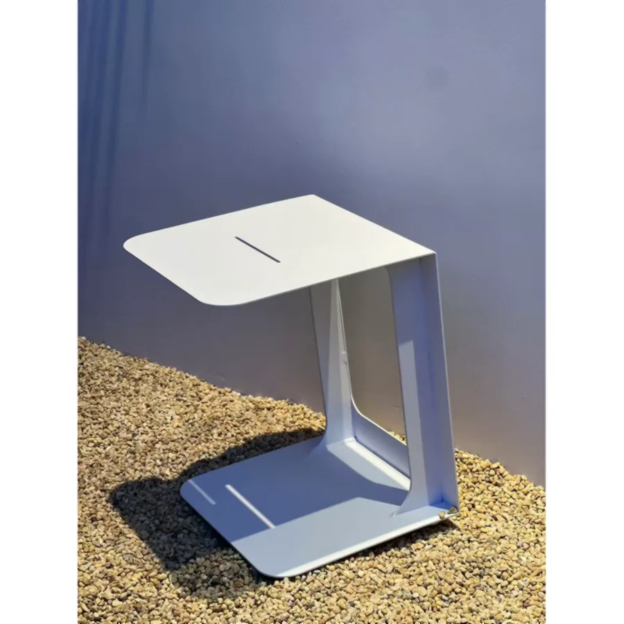 Furmeiz Aluminum Coffee Table – Carbon Grey
