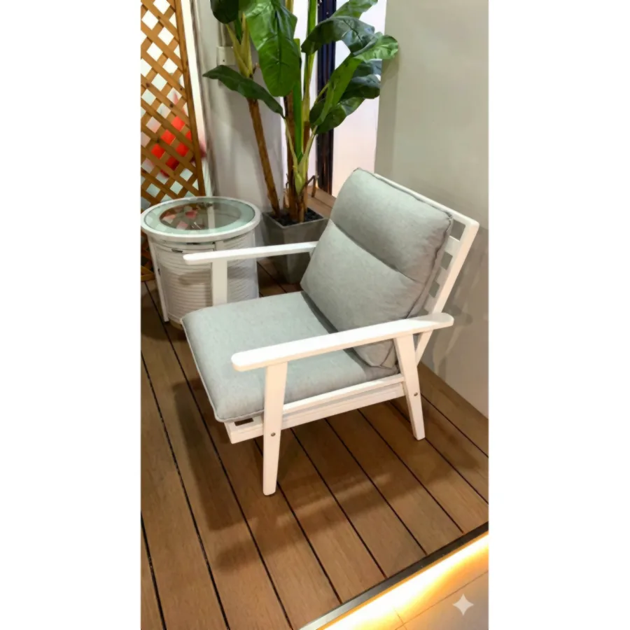 Furmeiz Single Sofa – Aluminum Frame