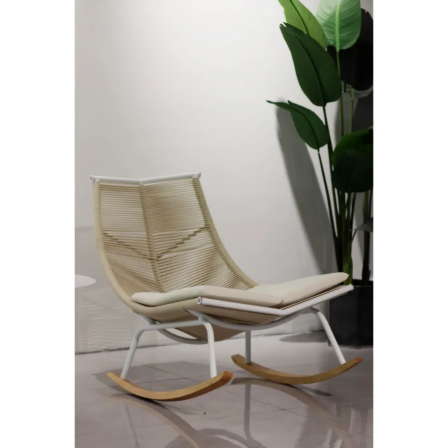 FURMEIZ Banana Outdoor Rope Chair
