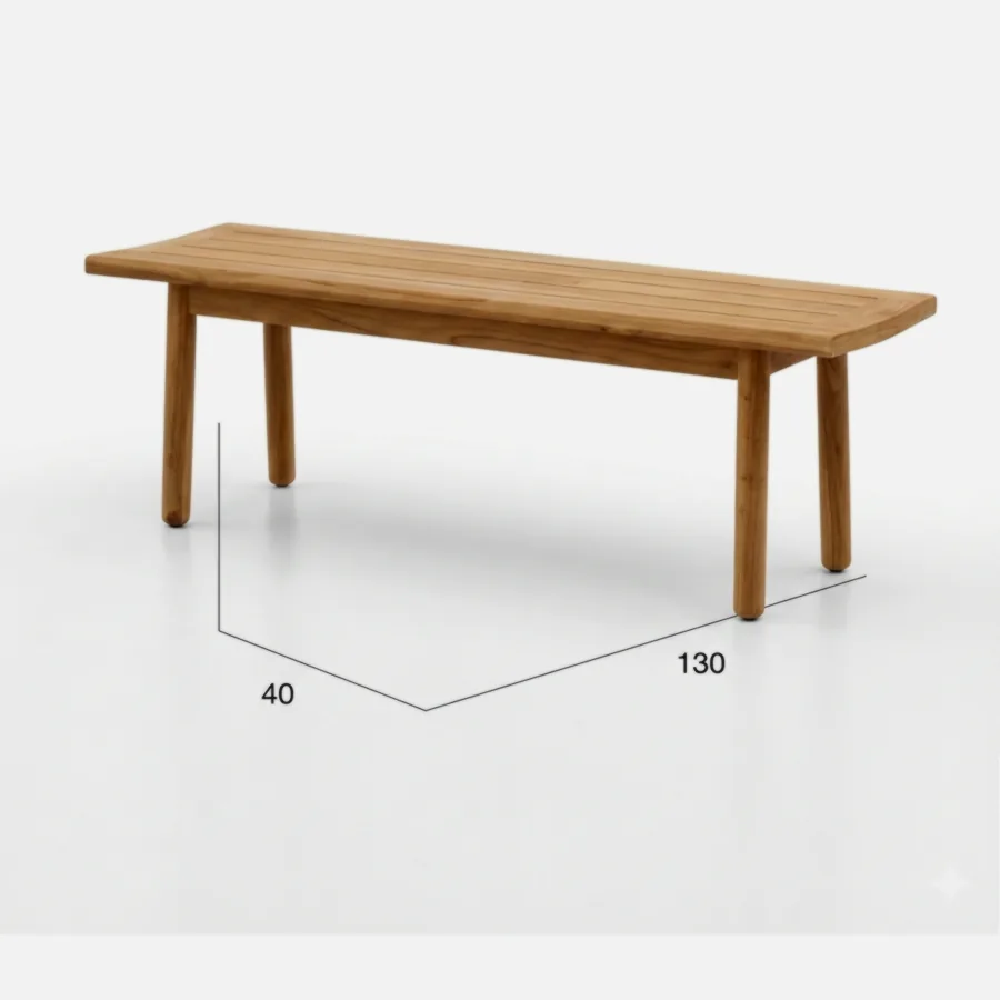 FURMEIZ Outdoor Bench – Burmese Teak