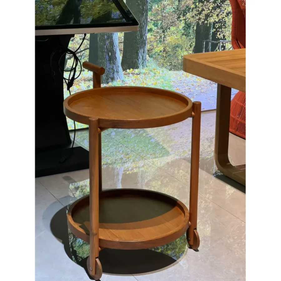 Furmeiz South American Teak Serving Trolley