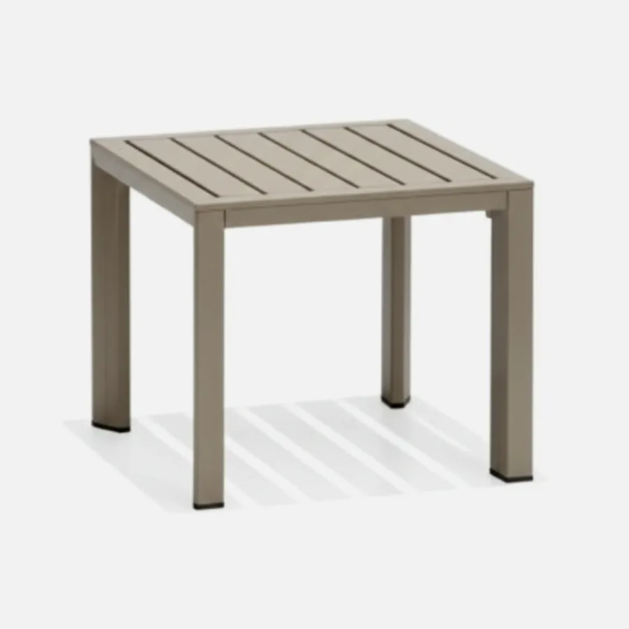 Furmeiz Square Outdoor Coffee Table – Powder-Coated Aluminum Construction