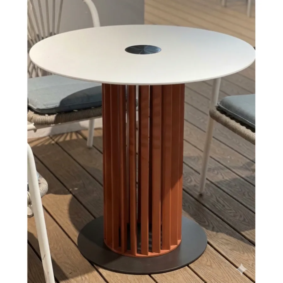 Furmeiz 31” Solar Round Table