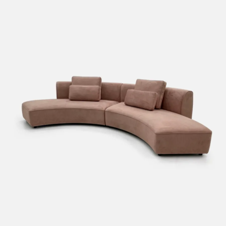 FURMEIZ Luxury Curved Modular Sectional Sofa