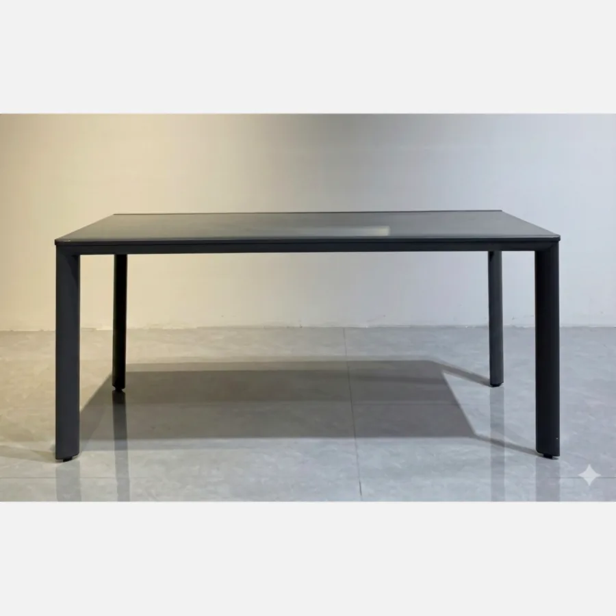 Furmeiz Rectangular Outdoor Table 180cm – Armani Grey Top