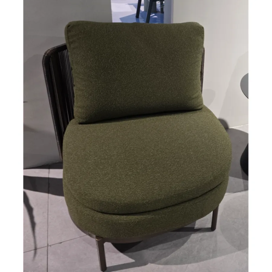 FURMEIZ Light Green Outdoor Lounge Chair