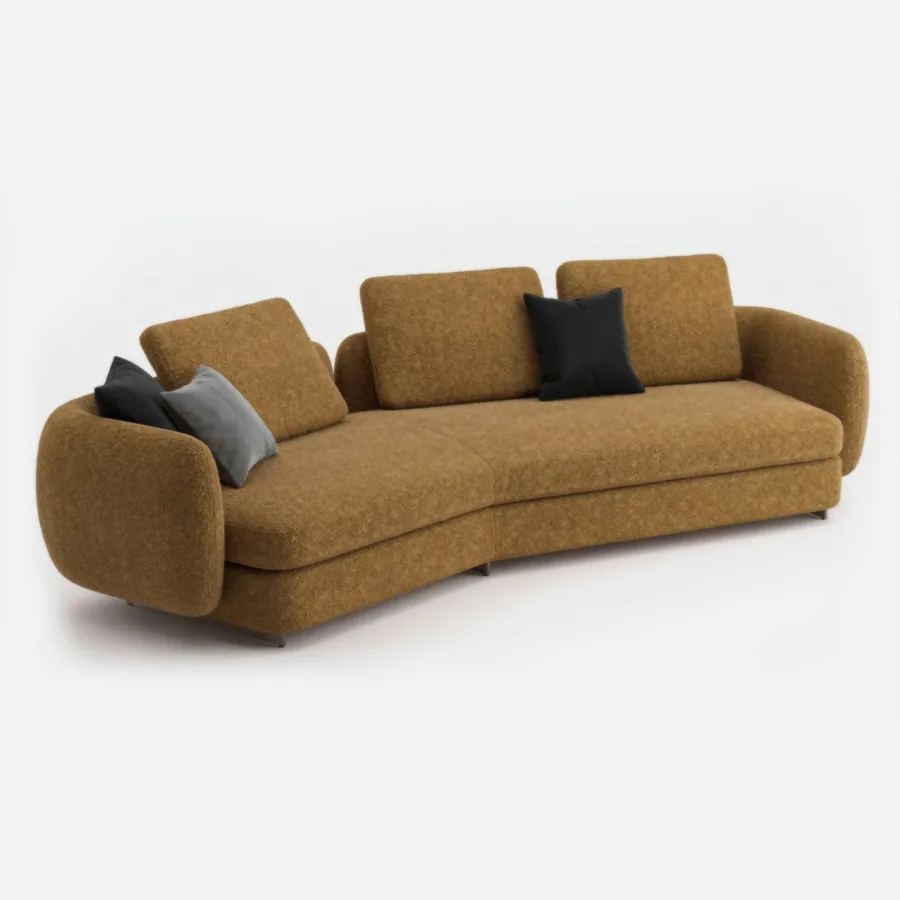FURMEIZ Soft Curve Lounge Sofa