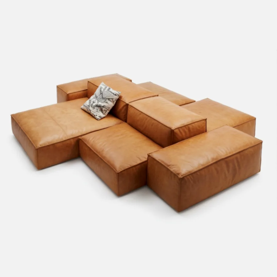 FURMEIZ Grid Modular Fabric Sofa System