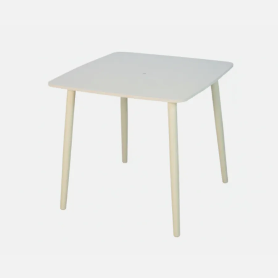 Furmeiz 31" Square Aluminum Table – Outdoor Powder-Coated Finish