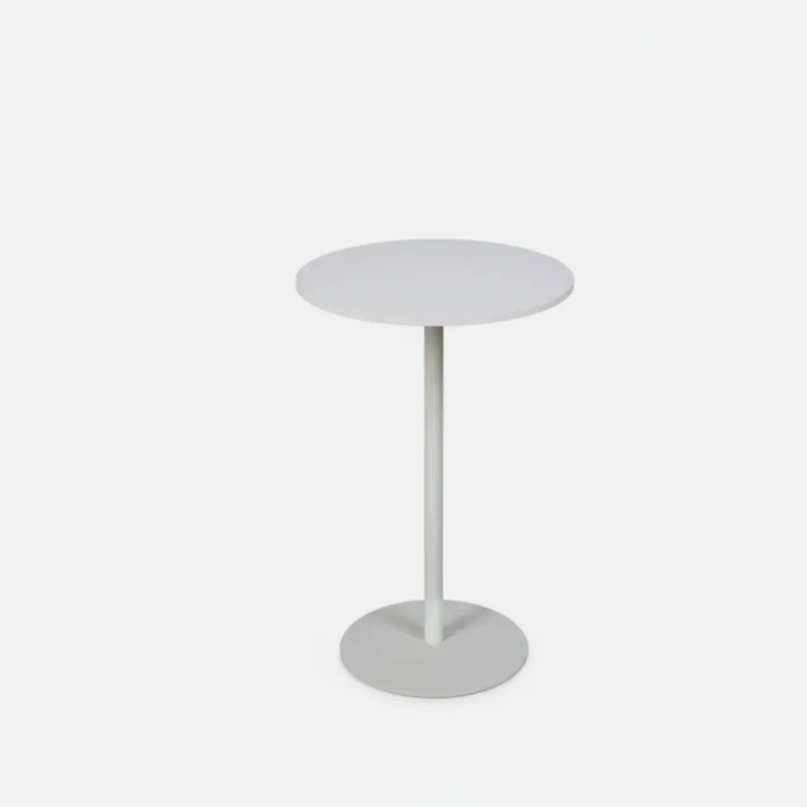 Furmeiz 18" Round Coffee Table – Outdoor Powder-Coated Aluminum