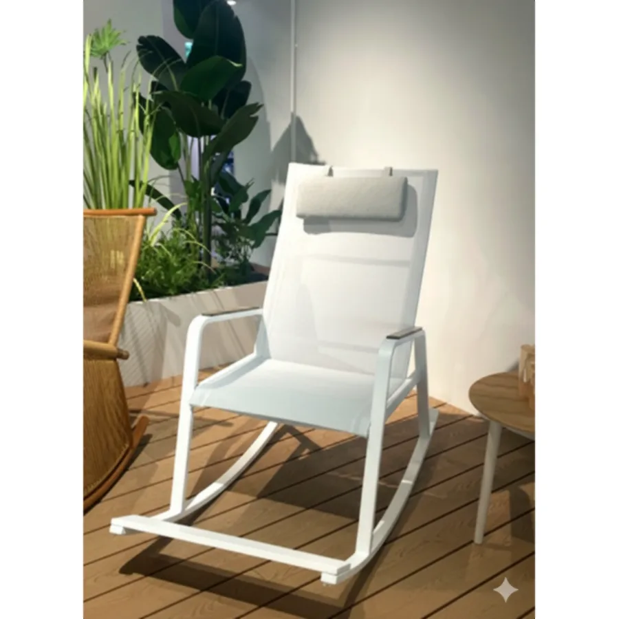 Furmeiz Lounge Chair – Aluminum Frame with HPL Armrests