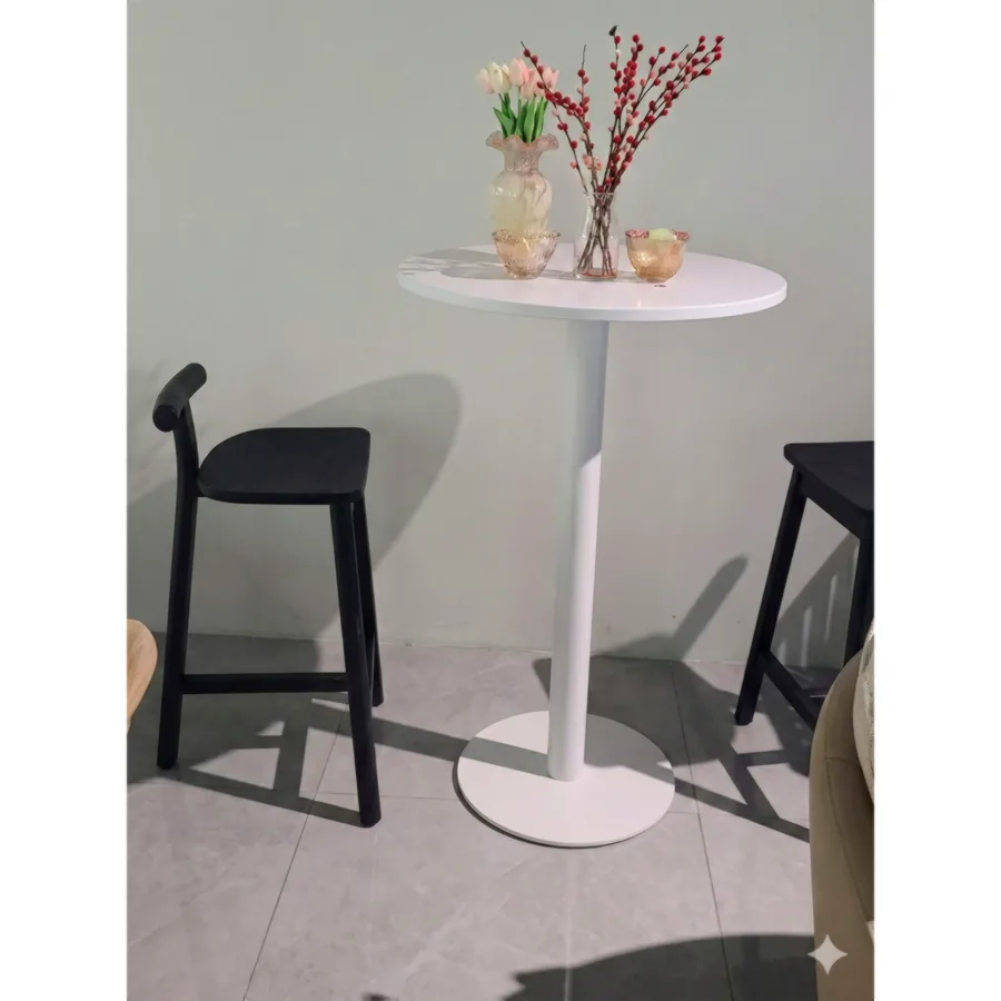 FURMEIZ Aluminum Outdoor Bar Table