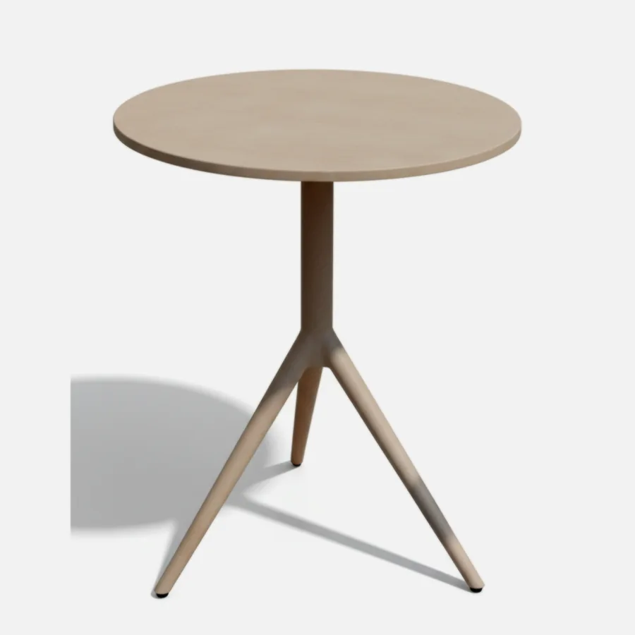 Furmeiz Tripod Table – Full Aluminum with 3 mm Spun Top