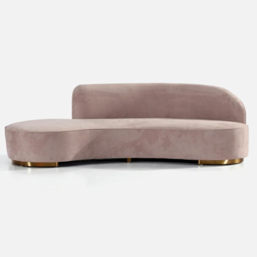FURMEIZ Horizon Curve Fabric Sofa