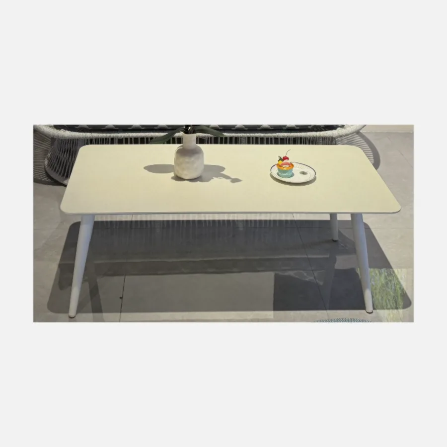 FURMEIZ Peach Outdoor Coffee Table