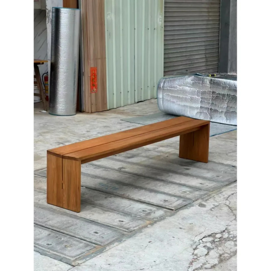 FURMEIZ Burmese Teak Long Bench