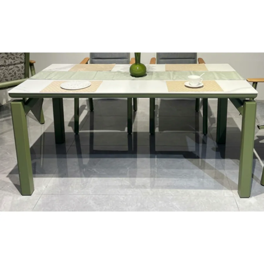 Furmeiz Dining Table – Glacier White Top