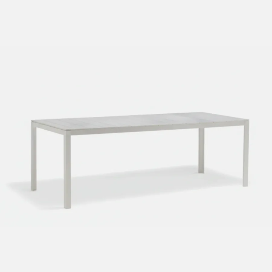 Furmeiz  Rectangular Table – Taupe Finish